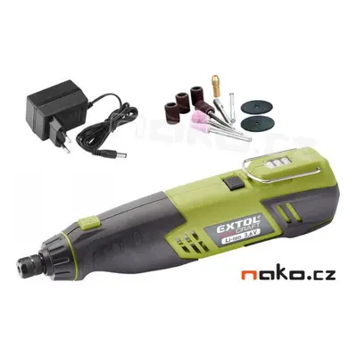 EXTOL CRAFT 402200 přímá aku bruska 3,6V Li-Ion 1,3 Ah