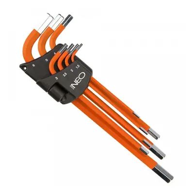 NEO TOOLS sada imbus klíčů 1,5-6mm 09-517