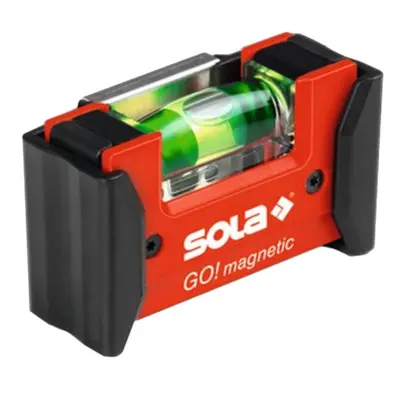 SOLA GO! magnetic CLIP kompaktní vodováha 7,5cm, V drážka, 01621201