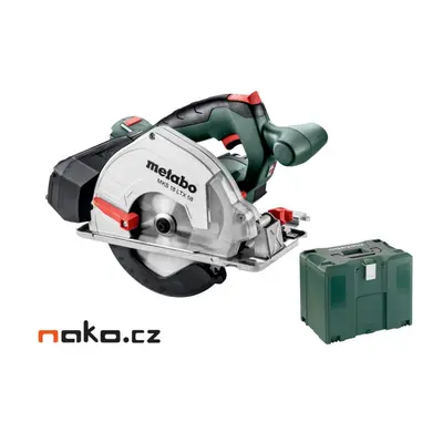 METABO MKS 18 LTX 58 aku okružní pila na kov bez baterie v kufru Metaloc 600771840