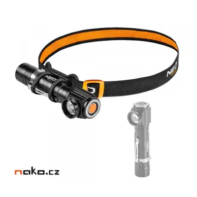 NEO TOOLS 99-026 ruční svítilna / čelovka 2v1, Cree LED 800lm, nabíjecí USB