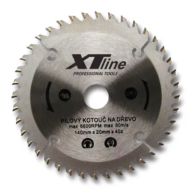 XTline TCT18560 kotouč pilový s SK plátky, 185x30mm, 60TFZ