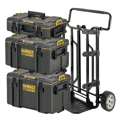 DeWALT DStrolley TOUGHSYSTEM 2.0 set kufrů DS166+DS300+DS400+vozík DWST83401-1