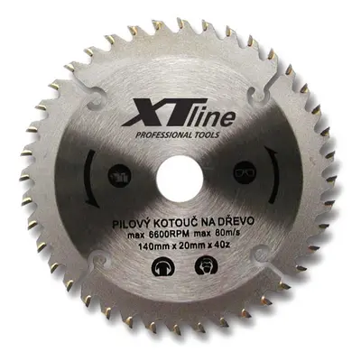 XTline TCT19040 pilový kotouč 190x30 / 20 / 16 / 25,4mm 40Z