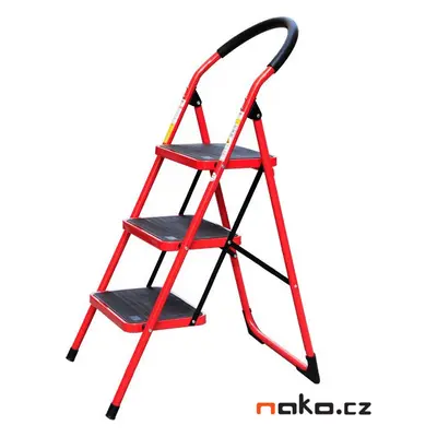 EXTOL PREMIUM schůdky ocelové skládací 8849031 - 3 stupně 68cm