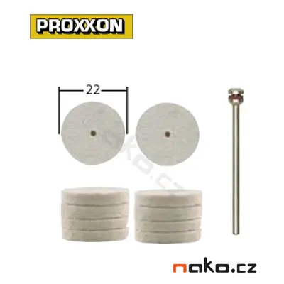 PROXXON 28798 plstěné kotoučky 22x4mm (10ks)