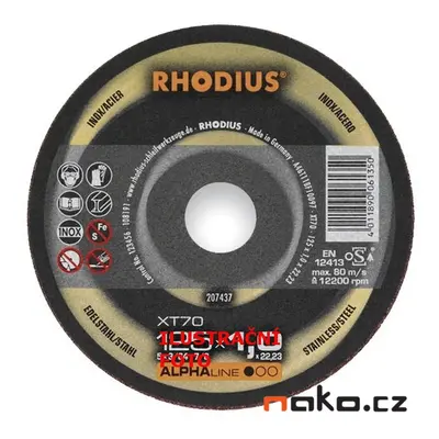 RHODIUS 115x1.0 XT10TOP řezný kotouč