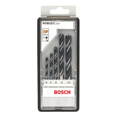 BOSCH 2607010527 sada spirálových vrtáků do dřeva ROBUST Line