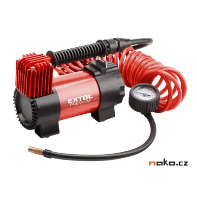 EXTOL PREMIUM CC 160 autokompresor 12V v tašce, celokovový 10,3 bar 8864001