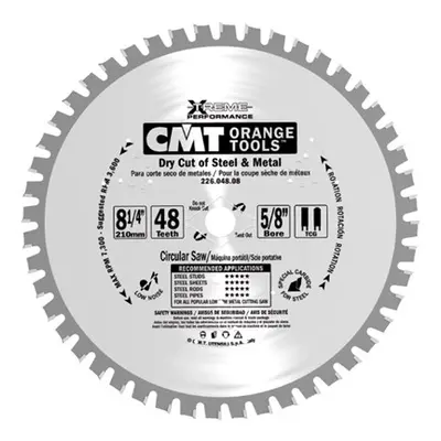 CMT C22654807 XTREME pilový kotouč 184x15,87mm Z48 TCG na ocel a nerex