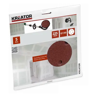 KREATOR KRT232009 brusný výsek 225mm 5ks G240