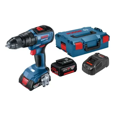 BOSCH GSR 18V-50 Professional bezuhlíková aku vrtačka L-Boxx 2x 5Ah 06019H5001