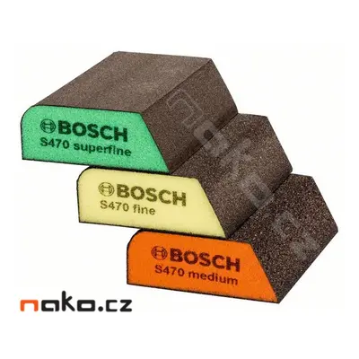 BOSCH S470 leštící houba set 3ks 2608901174