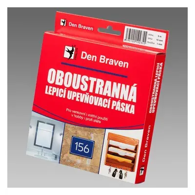 Den Braven - oboustranná lepicí páska 1x25mm/5m