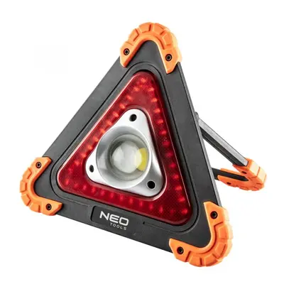 NEO TOOLS 99-076 přenosný trojúhelníkový LED reflektor 10W, 4xAA