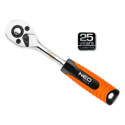 NEO TOOLS 08-504 ráčna 1/4" s pojistkou a přepínací páčkou