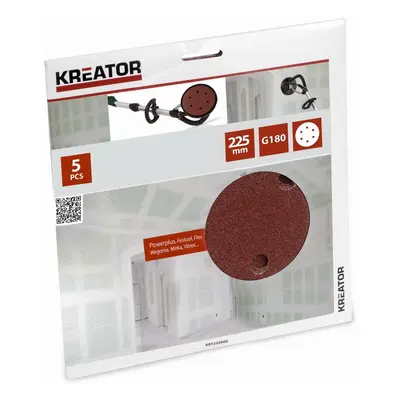 KREATOR KRT232008 brusný výsek 225mm 5ks G180