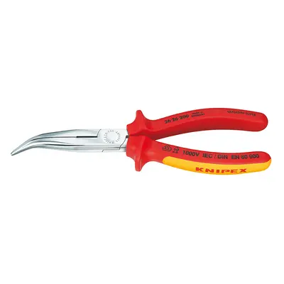 KNIPEX 2626200 půlkulaté s břity, čelisti zahnuté 40°, 200 mm, izolované 1000 V