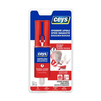 CEYS 48510200 dvousložkové epoxidové lepidlo univerzální rychlé 28g