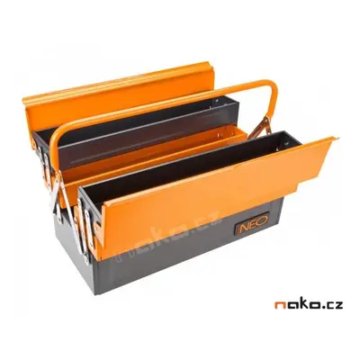 NEO TOOLS kufr na nářadí 450mm plechový rozkládací 84-100