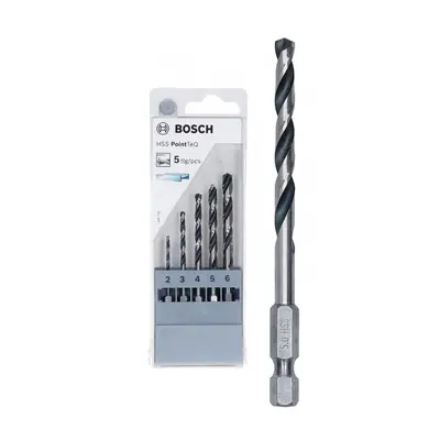 BOSCH sada vrtáků do kovu Twist Speed HSS PointTeQ HEX 2-6mm 2607002824 s 6 hr. stopkou