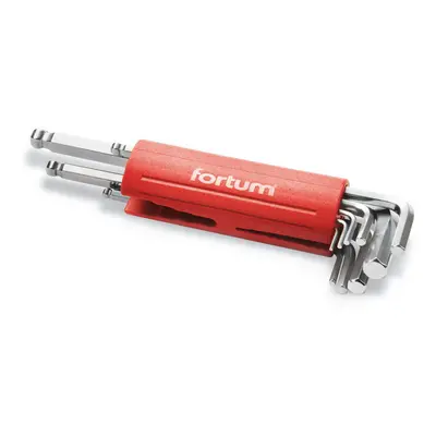 FORTUM 4710100 L-klíče imbus, 9ks, 1,5-2-2,5-3-4-5-6-8-10mm, S2