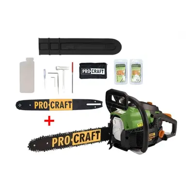 PROCRAFT GS-58X benzínová motorová řetězová pila 35+40cm