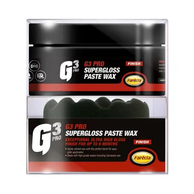 FARÉCLA G3 PRO SuperGloss Paste Wax Profesional super lesklý pastový vosk 200g 7177