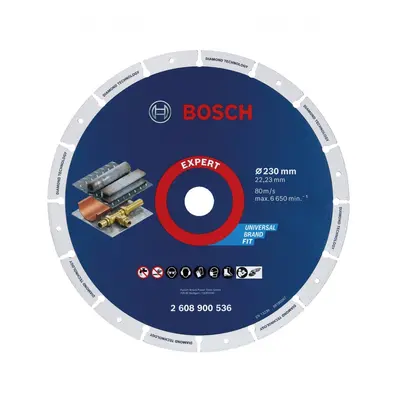 BOSCH diamantový řezný kotouč na ocel 230x22,2mm, 2608900536