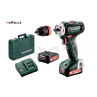 METABO PowerMaxx BS 12 Q aku vrtačka LiIon 2x2Ah 601037500