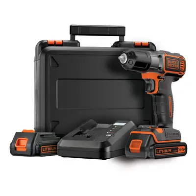 BLACK&DECKER ASD14KB aku vrtačka AUTOSENSE 14,4V 2x1,5Ah Li-Ion