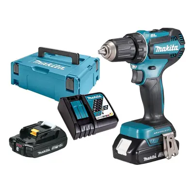 MAKITA DDF485RAJ bezuhlíkový aku vrtací šroubovák LXT LiIon 18V 2x 2.0Ah, Makpac