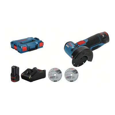 BOSCH GWS 12V-76 Professional aku úhlová bruska 06019F200B 2x3,0 Ah