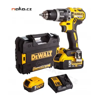 DeWALT DCD796P2 aku příklepová vrtačka XR Li-Ion 18V, 2x5Ah, bezuhlíkový motor