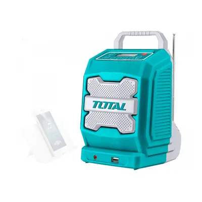 TOTAL TJRLI2001 dílenské aku rádio Bluetooth 20V LiIon industrial, P20S