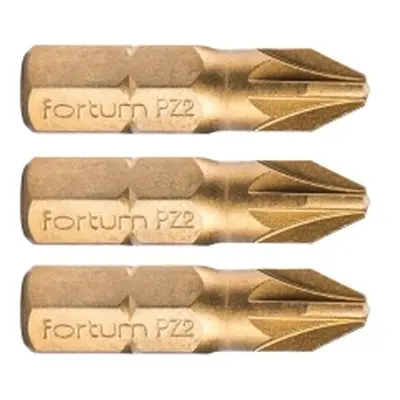 FORTUM-KITO bit PZ2x25mm S2-TiN 4741372 - 3ks