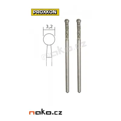 PROXXON 28234 diamantové telísko koule 3,2mm (2ks)