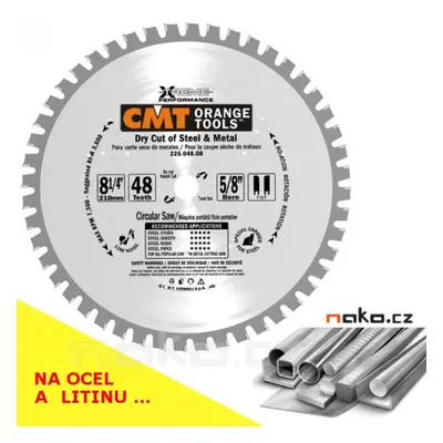 CMT C22606010M INDUSTRIAL pilový kotouč 254x30mm Z60 FWF na ocel a litinu