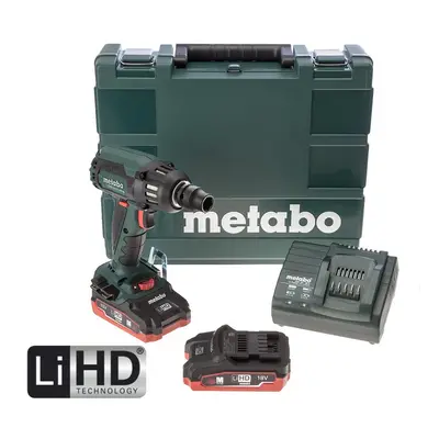 METABO SSW 18 LTX 400 BL aku rázový utahovák 2x4.0Ah LiHD 602205800