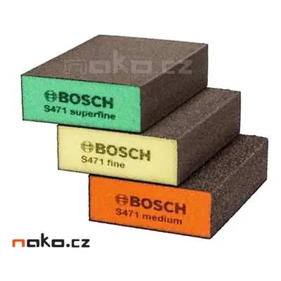 BOSCH S471 leštící houba set 3ks 2608901175