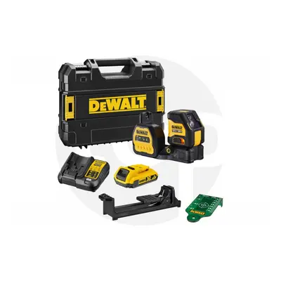 DeWALT DCE088D1G18 křížový laser zelený 12/18V 1x18V/2,0Ah v kufru Tstak