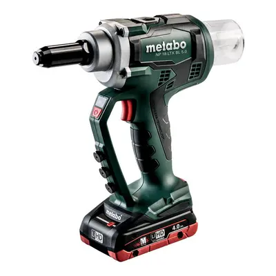 METABO NP 18 LTX BL 5.0 aku nýtovací pistole LiHD 2x 4Ah 6190028