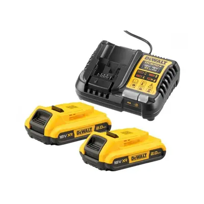 DeWALT DCB1104D2-QW nabíječka + 2x akumulátor 18V 2,0Ah XR Li-Ion ORIGINÁL