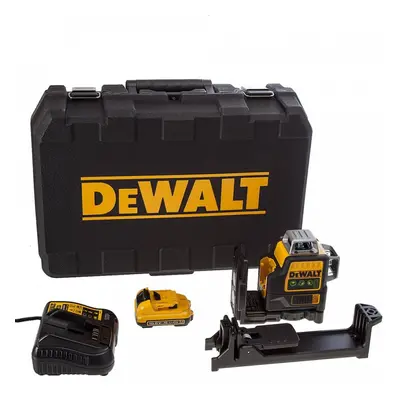 DeWALT DCE089D1G Aku křížový laser 360° 10,8V 2,0Ah, zelený paprsek