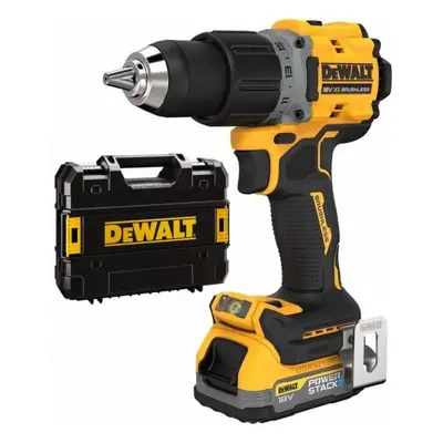 DeWALT DCD800E1T bezuhlíková aku vrtačka XR POWERSTACK LiIon 18V 1x1,7Ah, bez nabíječky