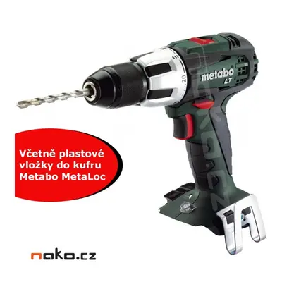 METABO BS 18 LT aku vrtačka bez baterií s vložkou do kufru MetaLoc 60210289