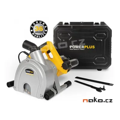 POWERPLUS POWX0650 drážkovací fréza na zdivo