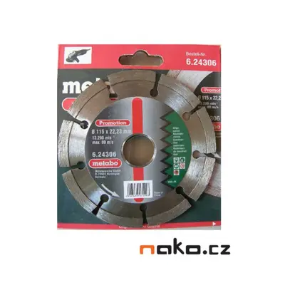 METABO diamantový kotouč segmentový 115mm 624306