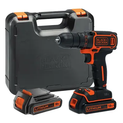 BLACK&DECKER BDCDC18K1B aku vrtačka 18V/1,5Ah