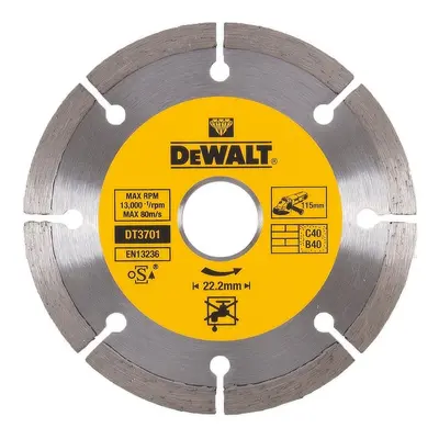 DeWALT DT3701 diamantový kotouč 115x22,2 beton, cihly